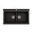 Baveno Lux 33.75'' L Double Bowl Granite Kitchen Sink-86519015