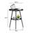 Krystyn Round Steel Outdoor Side Table