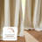 Solar Drift Velvet Blackout Window Curtain Panels Cream Set of 2