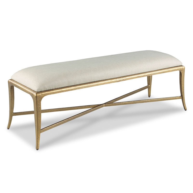 Gatsby Linen Upholstered Bench Woodbridge Furniture