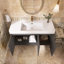 Meuble-lavabo simple 47,3 po avec plateau en résine