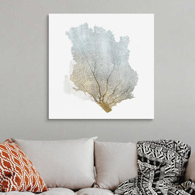 " Delicate Coral I " by Isabelle Z Painting Print