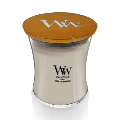 Bougie WoodWick Tonka et lait d'amande