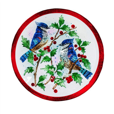 Glass Mosaic Birdbath