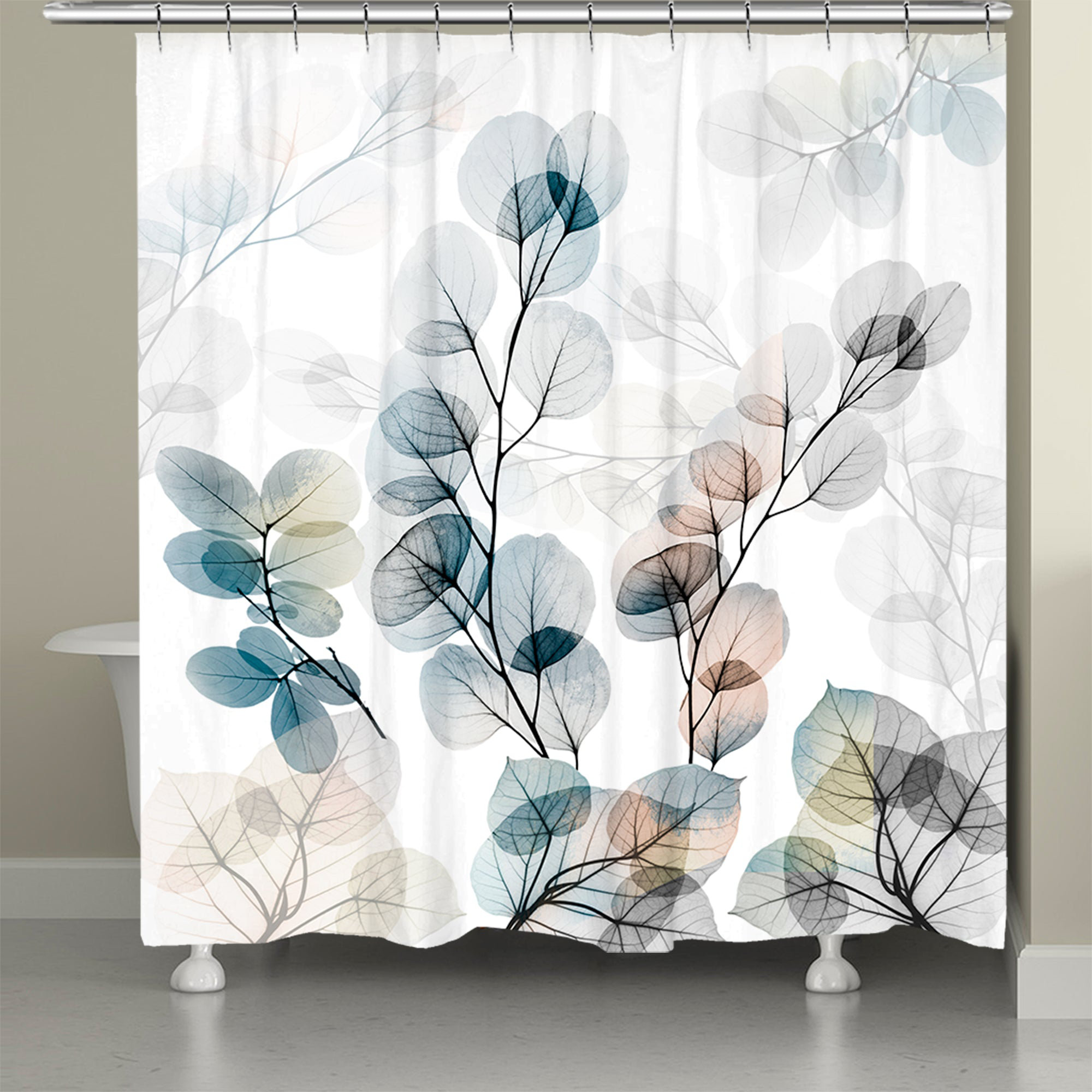 East Urban Home Kulsum Floral Shower Curtain | Wayfair