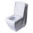 EAGO 1.6 Gallons GPF Elongated Comfort Height Floor Mounted Kit (Seat Included)