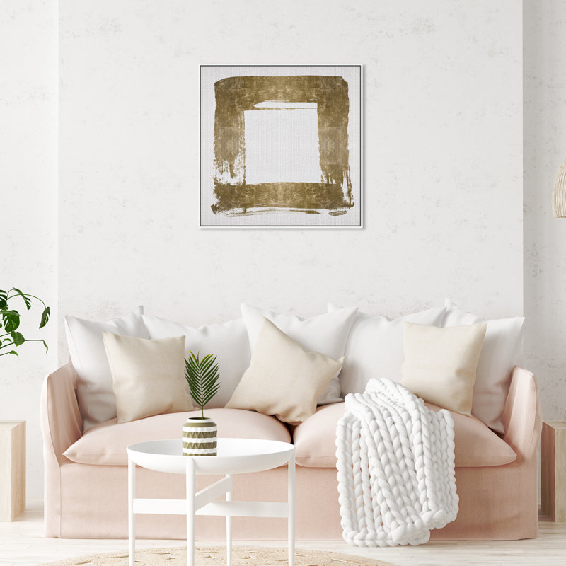 Whole II, Glam, Cadre en bois noir, H 31 po x l 31 po