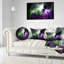 Plasma brillant - coussin abstrait imprimé-30734836