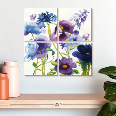 Harnek Blue And Purple Mixed Garden I