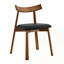 Ensemble de 2 chaises en bois massif