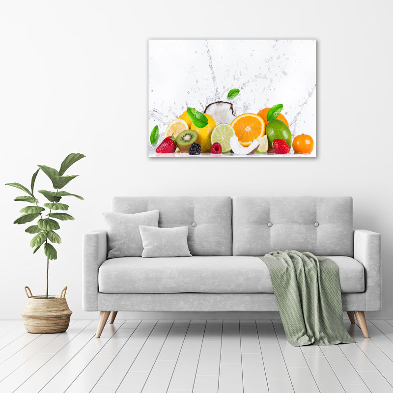 Fruit And Water - Wrapped Canvas Print