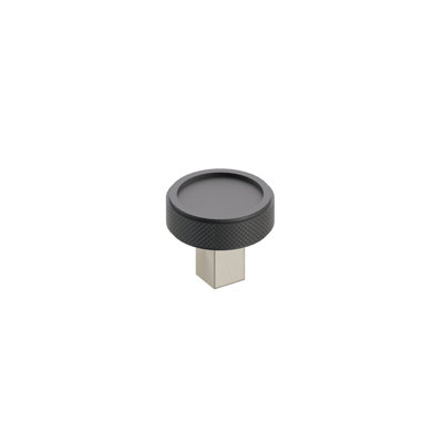 Barre de bouton carrée nickel satiné 1-1 / 4 po Emtek