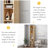 7-Shelf Freestanding Corner Bookcase-1295071364-1295071362