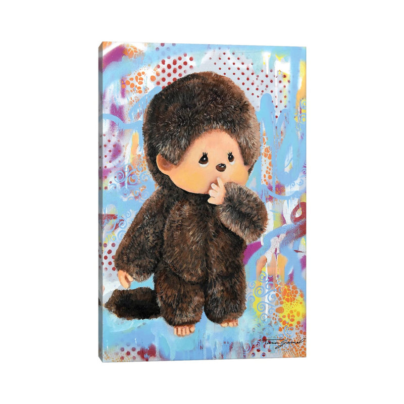 Monkey Business - Wrapped Canvas Painting, 45.72cm H x 30.48cm W x 1.905cm D
