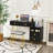 Vanity Table Stool Set with Mirror-181699169
