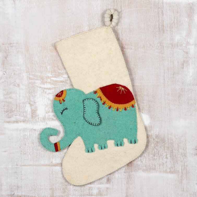 The Holiday Aisle Elephant Christmas Stocking