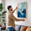 Turbulent Waters Coastal - Wrapped Canvas-2003678859-2003678909