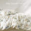 Édredon très grand 6 pièces, coton, imprimé floral, 300Tc, 300Gsm, literie assortie, jupe de lit, coussins décoratifs, Bartack Design, certification