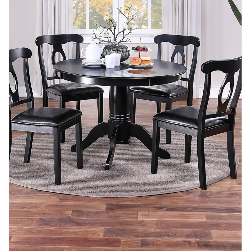Ensemble de table à manger ronde moderne Graylon L 42,09 po x l 42,09 po
