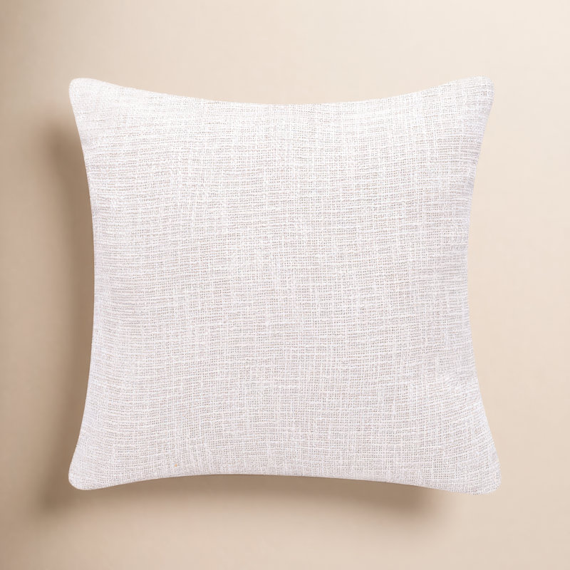 Coussin en coton Malachy, Bleu, Inférieur