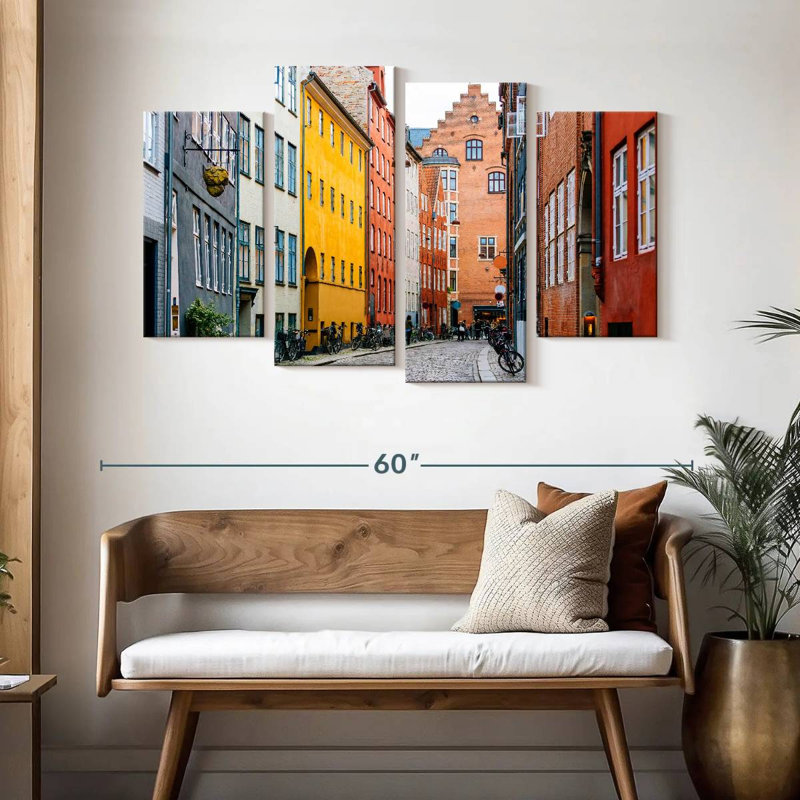 Sirci Street à Copenhague, H 32 po x l 52 po