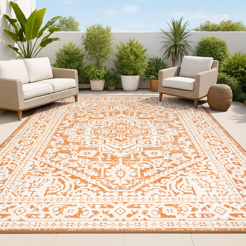 Tapis intérieur / extérieur Moten, Rectangle 7 pi 9 po x 10 pi
