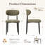 Chaise d'appoint rembourrée avec structure en métal-1389539957