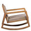 Chaise berçante simple en bois massif-102345405-102345406