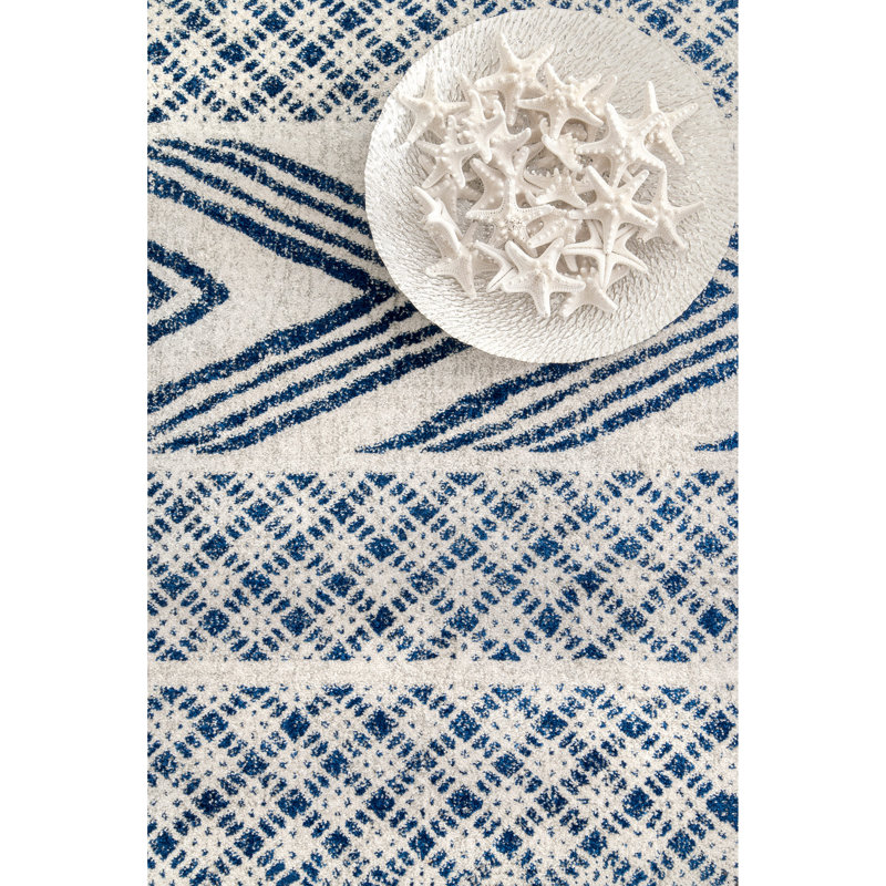 Tapis bleu Anthiathia, Rectangle 9 pi x 12 pi