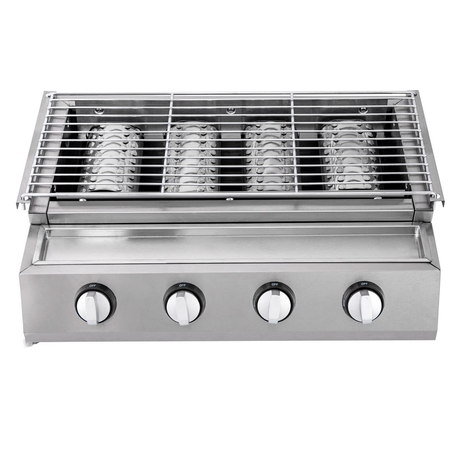 Single Burner Natural GAS Infrared Grill with Side Burner Oukaning