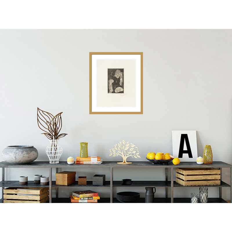 «Femme from Picasso Œuvres» par Pablo Picasso, impression giclée sur cadre, H 27,16 po x l 23,5 po