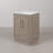Hunner 24" Carrara White Marble Countertop Bath Vanity in Gray Oak with Mirror-2041570754