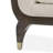 Paris Chic Curved Tuxedo Arm Sofa - Ivory
