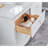 48" Solid Wood Single Bathroom Vanity with 1” Engineered Marble Top-310322016