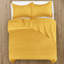 Couvre-lit matelassé à pièces, grand lit/queen – Literie réversible ultra douce, confort toutes saisons, couette légère surdimensionnée avec 2 taies d'oreiller (ocre)-134282342-134282346