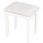 Bureau de maquillage 44,82 "avec 13 lumières à DEL de style classique, 3 modes d'éclairage, miroir à trois volets, 5 tiroirs de rangement, station de charge, ambiance bohémienne moderne pour les ampoules, les tiroirs et les tablettes de la chambre à coucher,