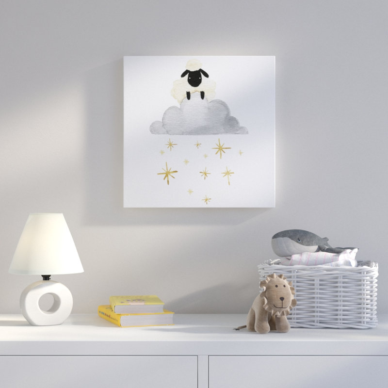 «Sheep Cloud and Stars», impression sur toile, H 30 po x l 30 po x 1,5 po