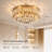 Theodora 15" W 4-Light Dimmable Drum Flush Mount-1444740123