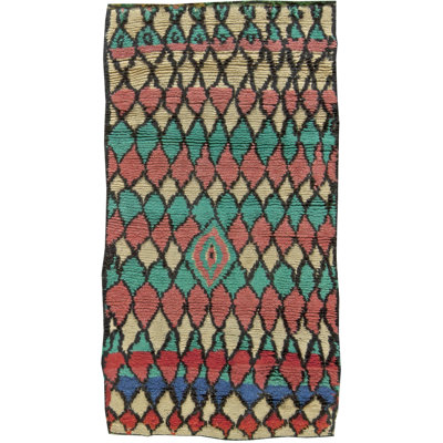 One-of-a-Kind Rectangle 3'2" X 6'1" Hand Knotted Area Rug