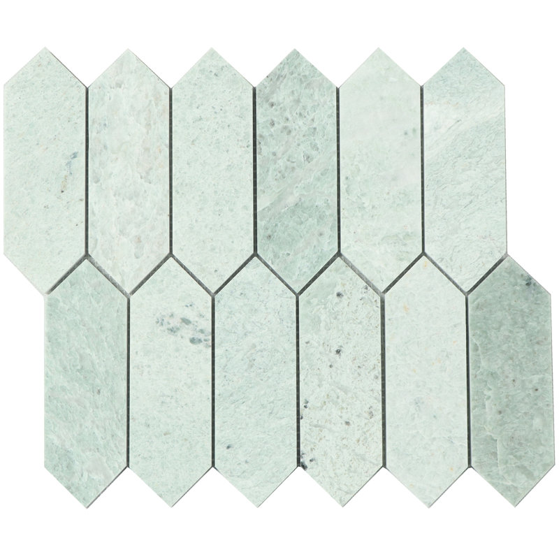 Carrelage mosaïque vert Ming