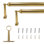 Tringle à rideau à vis décorative 7/8 po de diamètre