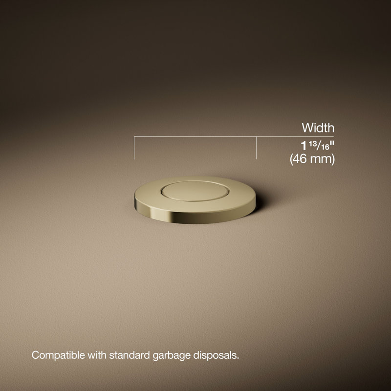 Garbage Disposal Air Switch Kit, Vibrant French Gold