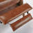 Wood Arm With Push Back With Recliner Function With Recliner Function  - Caramel-1064073585