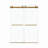 56"-60"W X 80"H Frameless Double Sliding Shower Door, 3/8" (10Mm) Thick SGCC Tempered Glass Door-123404608