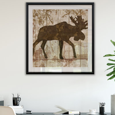 Moose Crossing - reproduction de cadre photo