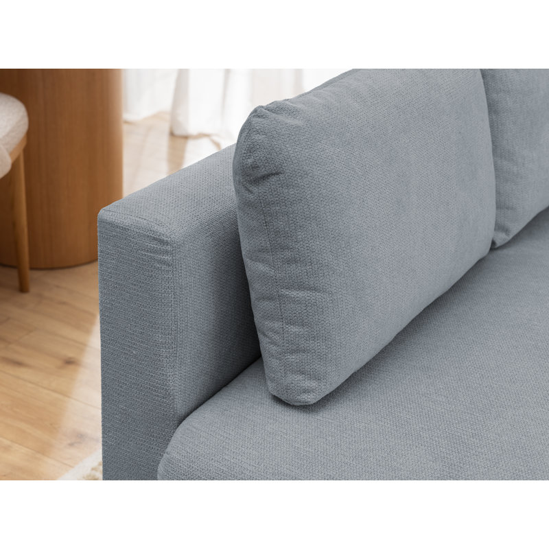 6 Seater Corner Sofa, Left Hand Facing, Grey