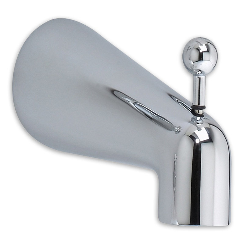Bec de baignoire mural avec inverseur Deluxe, Chrome