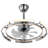 Ausable 24'' Futuristic UFO Design DIY Shapes Bladeless LED Ceiling Fan with Dimmable Lights and Remote-1503140024