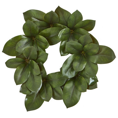 Couronne de polyester 22 po leaf
