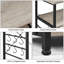 Kitchen Storage Rack Metal Frame Wood Look-1380319876